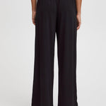 Pantalones ICHI Lima Black - ECRU