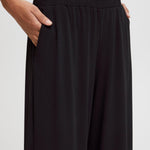 Pantalones ICHI Lima Black - ECRU