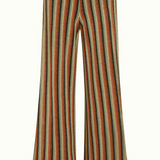 Pantalones King Louie Sara Piso Stripe - ECRU