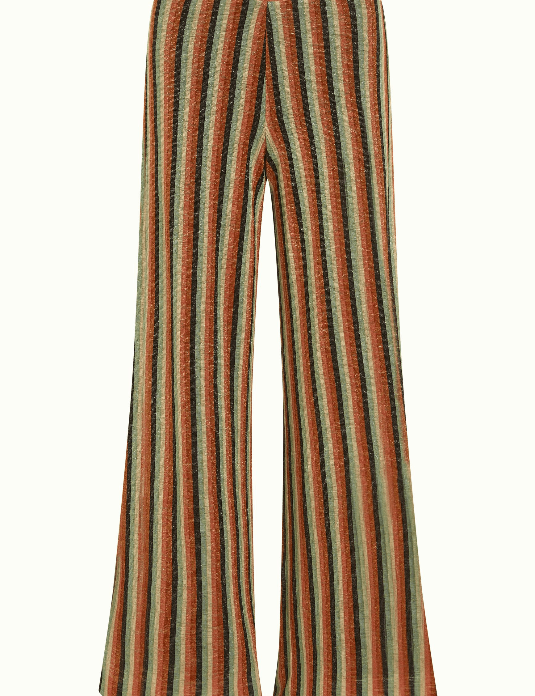 Pantalones King Louie Sara Piso Stripe - ECRU