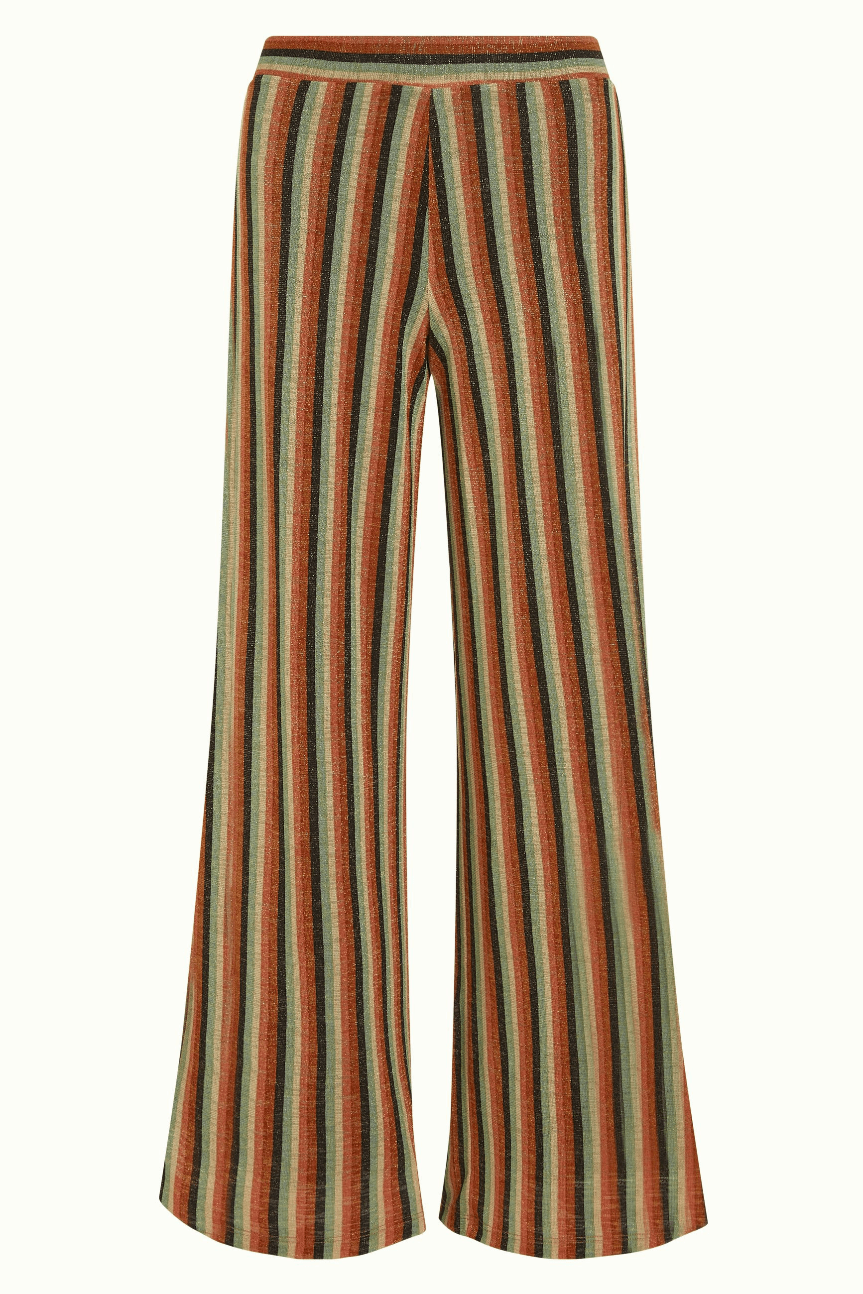 Pantalones King Louie Sara Piso Stripe - ECRU