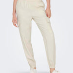 Pantalones ONLY Laris Cargo Birch - ECRU