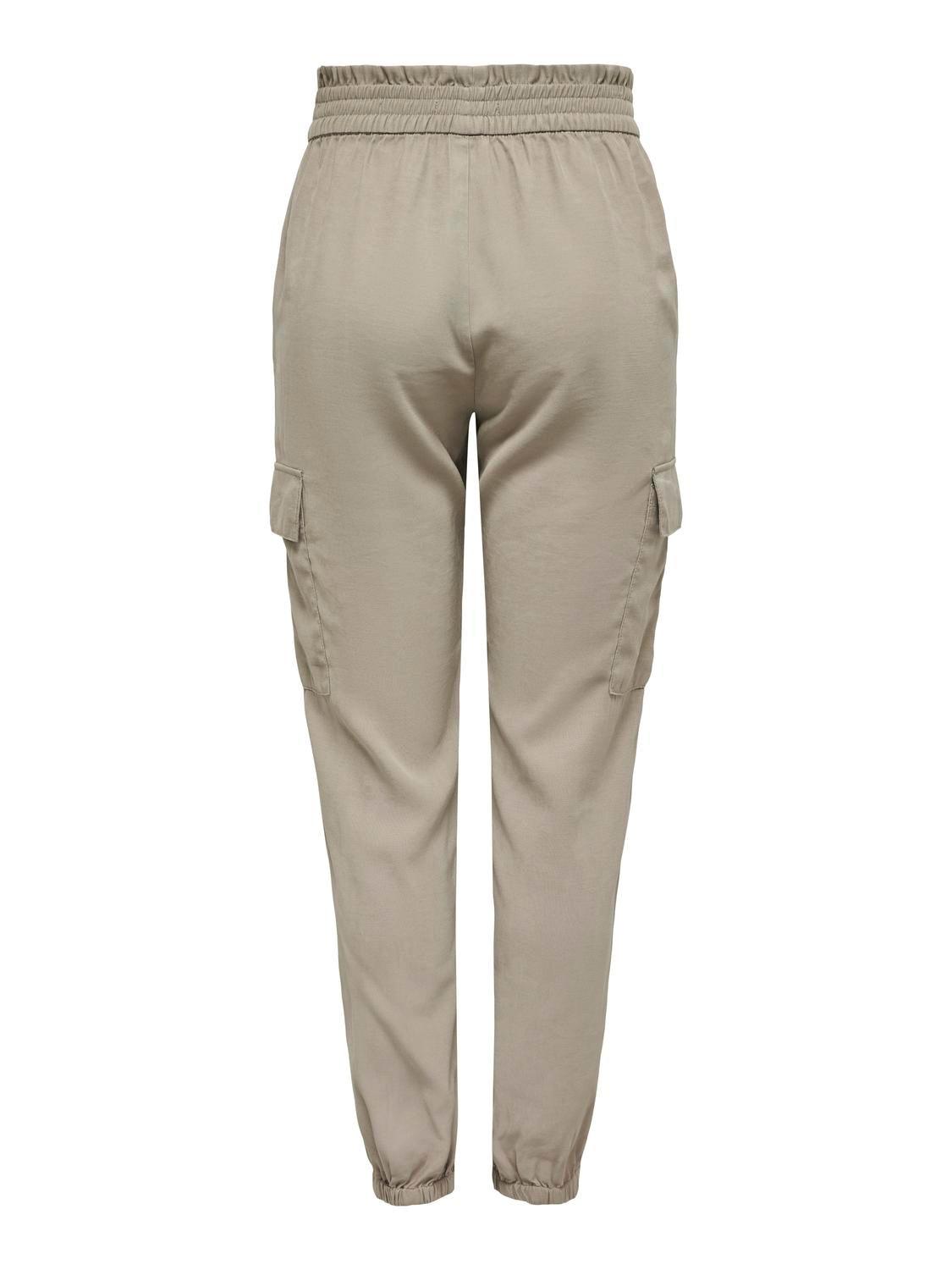 Pantalones ONLY Laris Cargo Pure Cashmere - ECRU