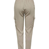 Pantalones ONLY Laris Cargo Pure Cashmere - ECRU