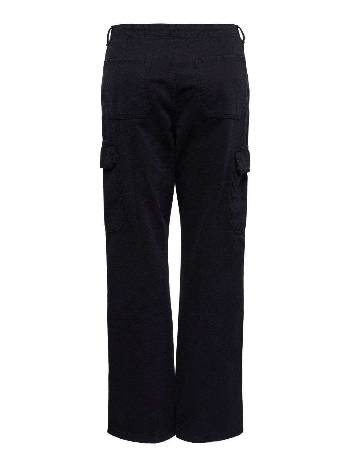 Pantalones ONLY Malfy Loose Cargo Black - ECRU