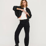 Pantalones ONLY Malfy Loose Cargo Black - ECRU