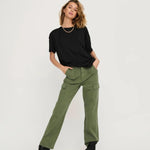 Pantalones ONLY Malfy Loose Cargo Kalamata - ECRU