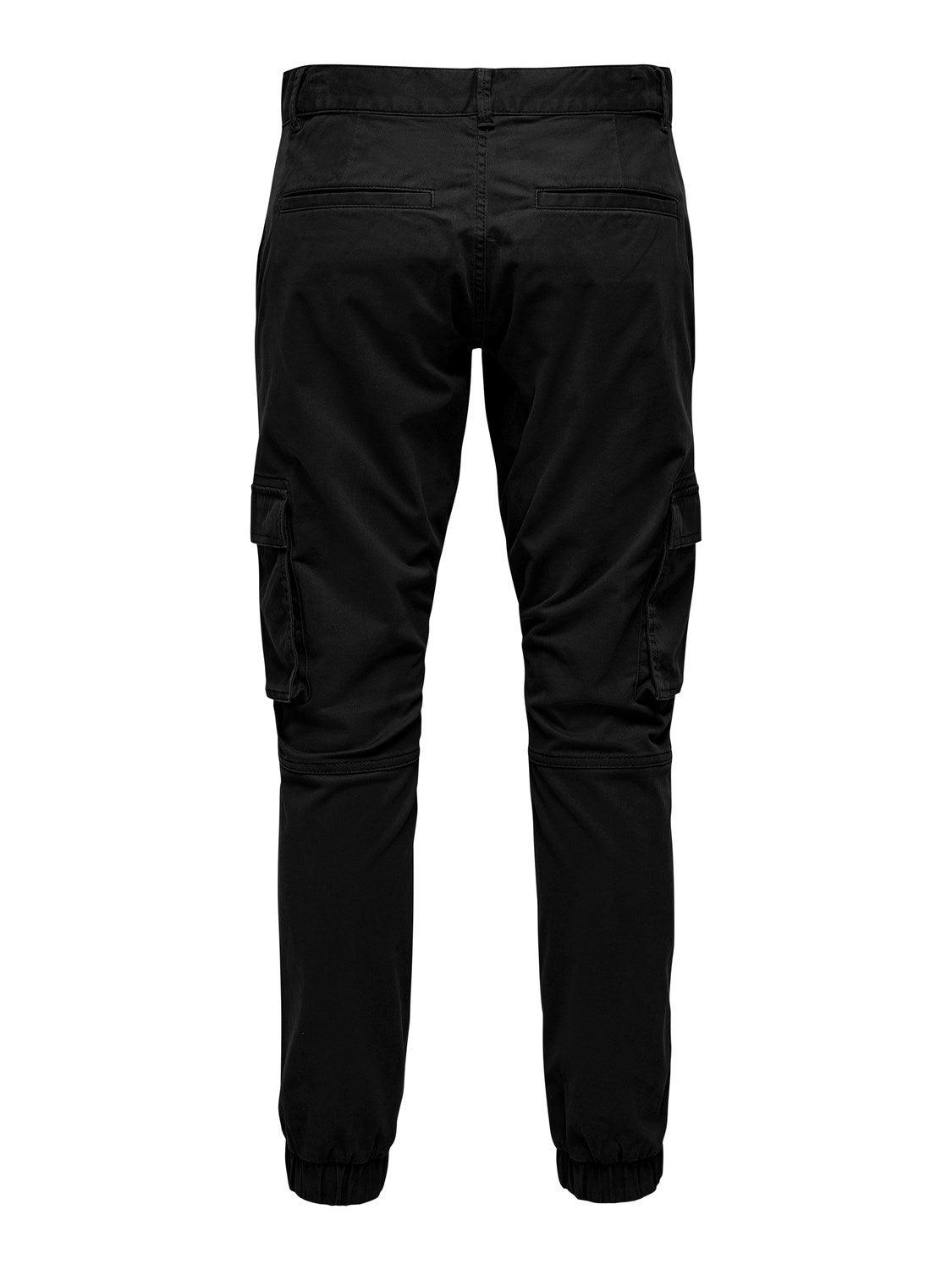 Pantalones Only&Sons Cargo Cam Black - ECRU