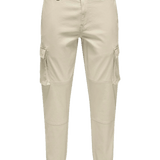 Pantalones Only&Sons Cargo Cam Silver Lining - ECRU