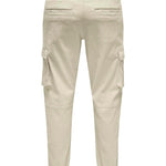 Pantalones Only&Sons Cargo Cam Silver Lining - ECRU