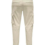 Pantalones Only&Sons Cargo Cam Silver Lining - ECRU