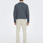 Pantalones Only&Sons Mark Tejido Jogger Beige Moonstruck - ECRU