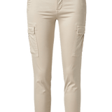 Pantalones Salsa Jeans Push In Faith Cargo Pearl - ECRU