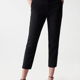 Pantalones Salsa Jeans Slim de Cintura Alta - ECRU