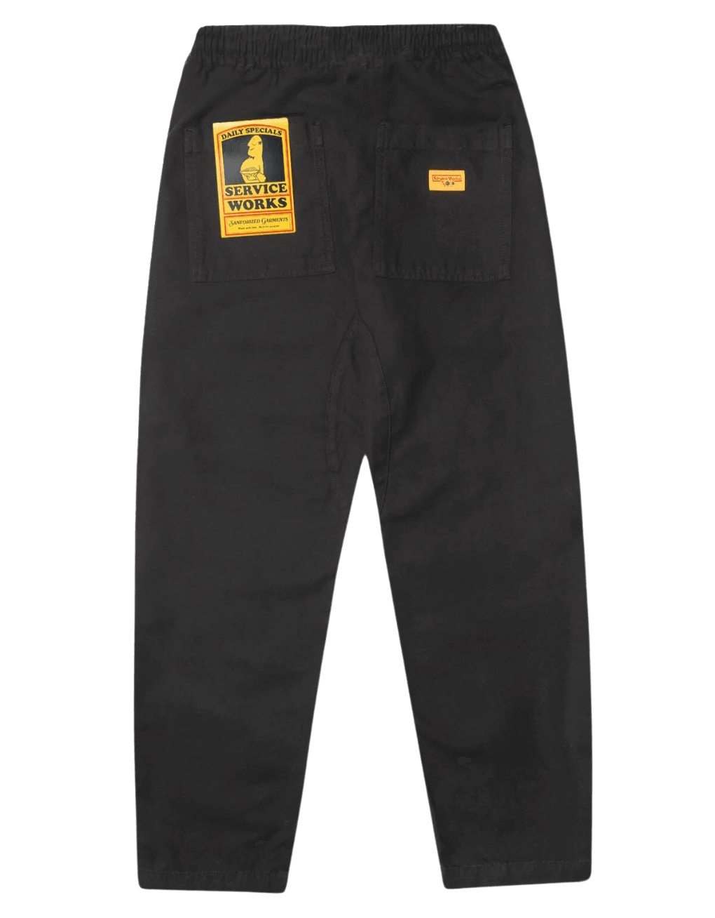 Pantalones Service Works Classic Chef Black - ECRU