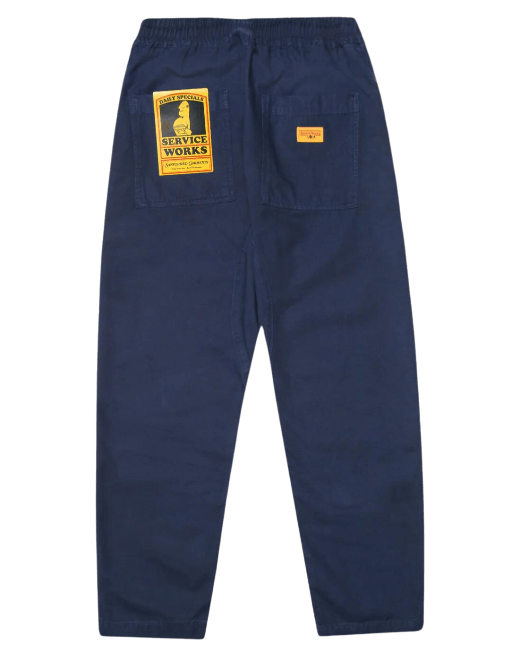 Pantalones Service Works Classic Chef Navy - ECRU