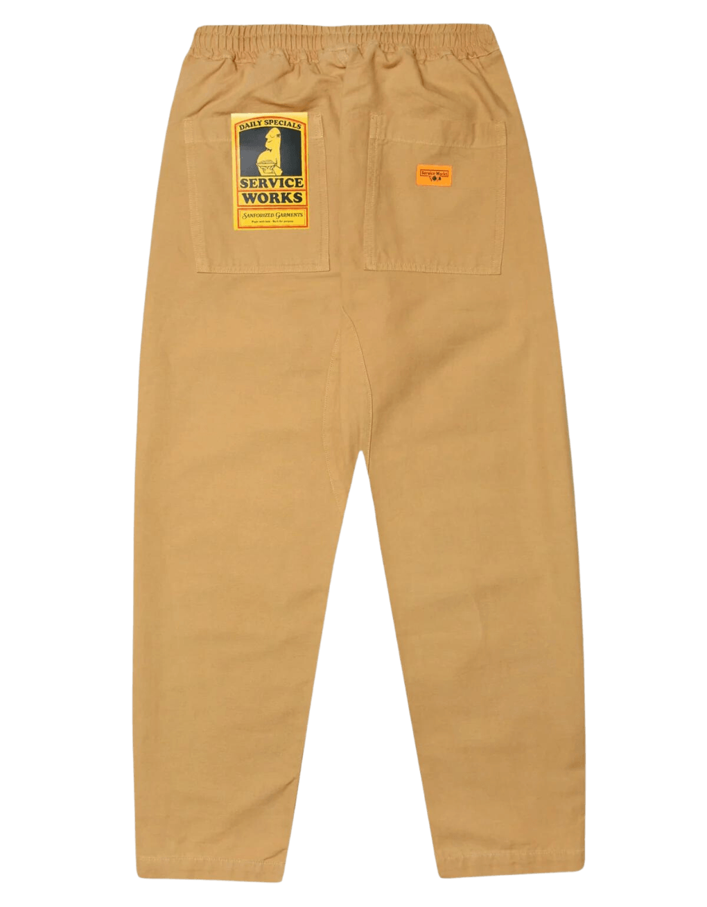 Pantalones Service Works Classic Chef Tan - ECRU