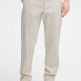 Pantalones !Solid Filip Structure Elastic Oatmeal - ECRU