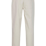 Pantalones !Solid Filip Structure Elastic Oatmeal - ECRU