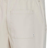 Pantalones !Solid Filip Structure Elastic Oatmeal - ECRU