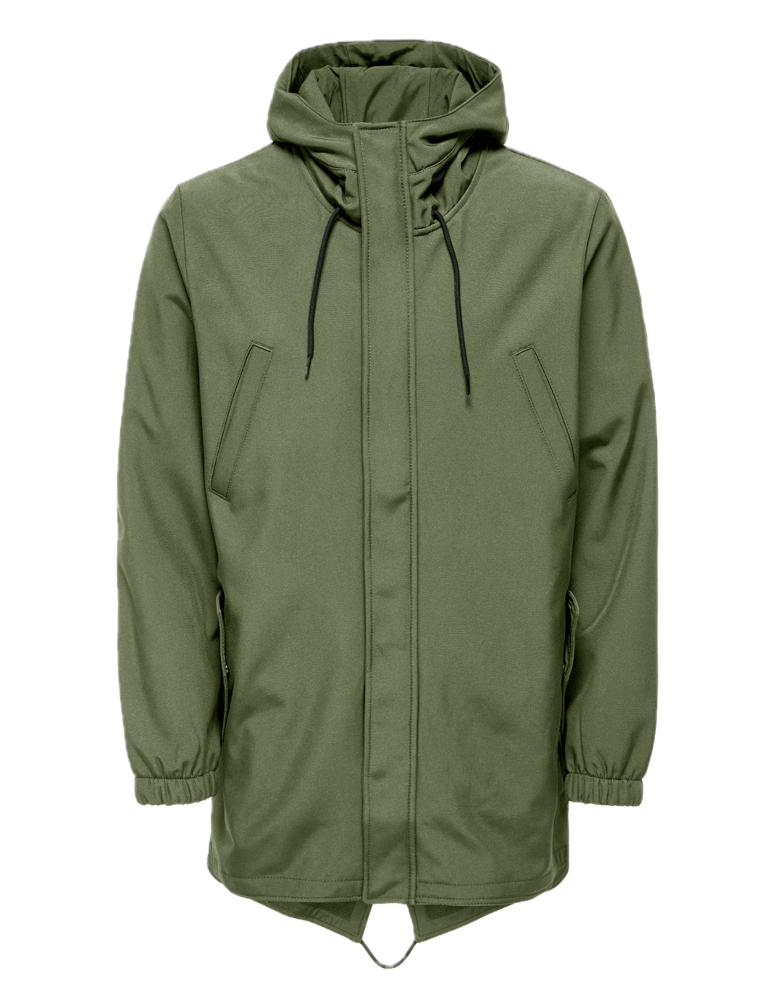 Parka Only&Sons Hall Softshell Oliva - ECRU