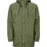 Parka Only&Sons Hall Softshell Oliva - ECRU