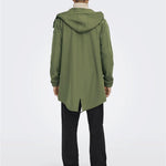 Parka Only&Sons Hall Softshell Oliva - ECRU