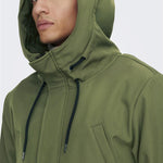 Parka Only&Sons Hall Softshell Oliva - ECRU