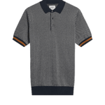 Polo Ben Sherman de Punto Texturizado Dark Navy - ECRU