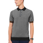 Polo Ben Sherman de Punto Texturizado Dark Navy - ECRU