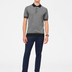 Polo Ben Sherman de Punto Texturizado Dark Navy - ECRU