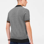 Polo Ben Sherman de Punto Texturizado Dark Navy - ECRU