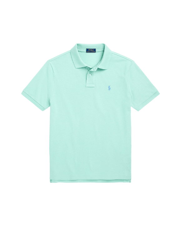 Polo de Hombre Polo Ralph Lauren Slim Fit Mesh Celadon - ECRU