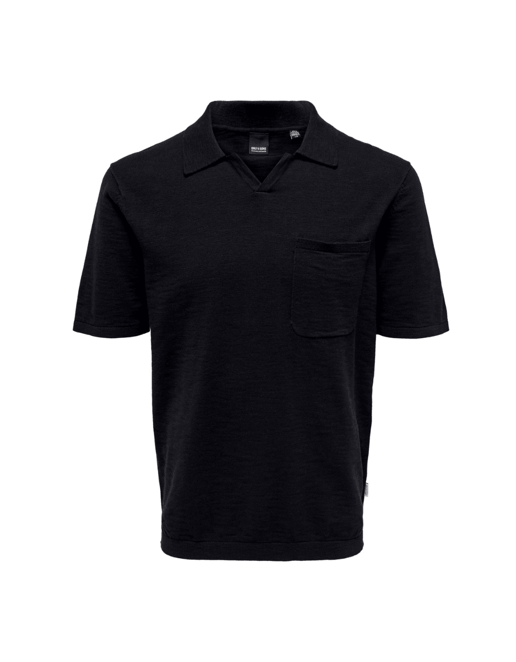 Polo de Punto Only & Sons Ace Slub Dark Navy - ECRU