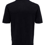 Polo de Punto Only & Sons Ace Slub Dark Navy - ECRU