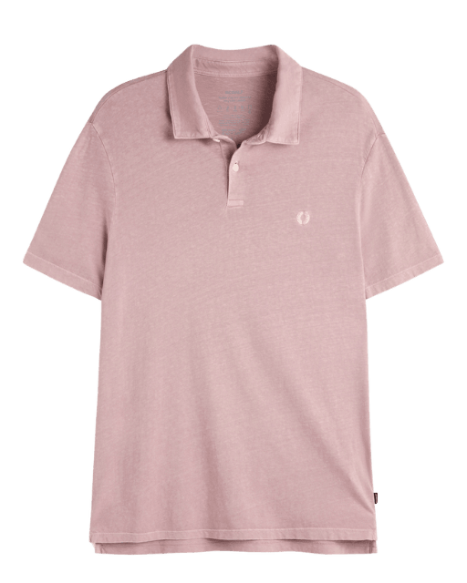 Polo ECOALF Theoalf Mauve - ECRU