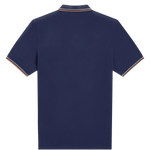 Polo Fred Perry M3600 Azul marino francés Alga marina Óxido claro - ECRU