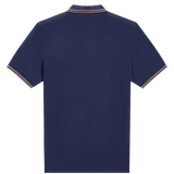 Polo Fred Perry M3600 Azul marino francés Alga marina Óxido claro - ECRU