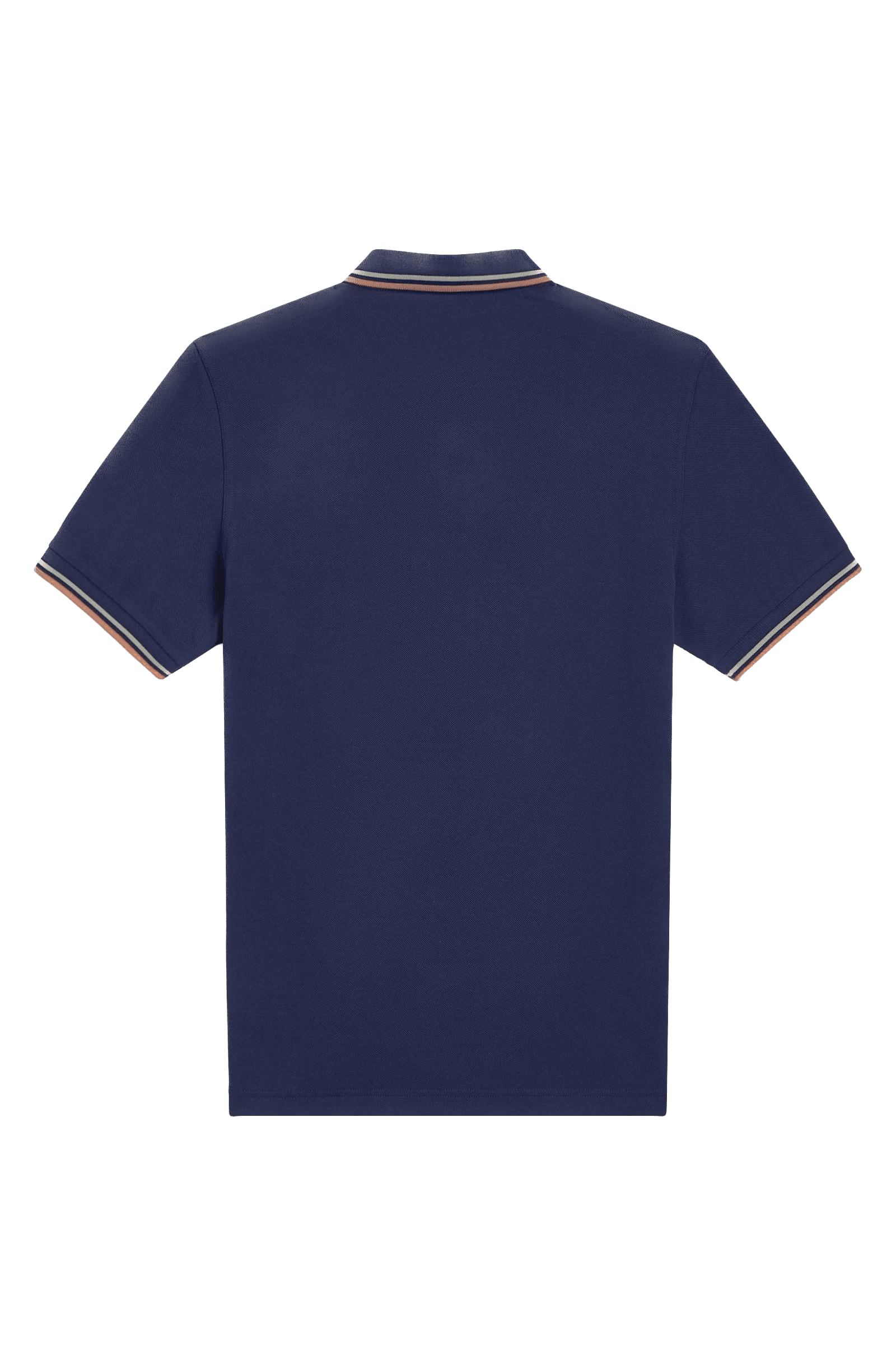 Polo Fred Perry M3600 Azul marino francés Alga marina Óxido claro - ECRU