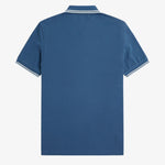 Polo Fred Perry M3600 Azul Medianoche Crudo Hielo Claro - ECRU