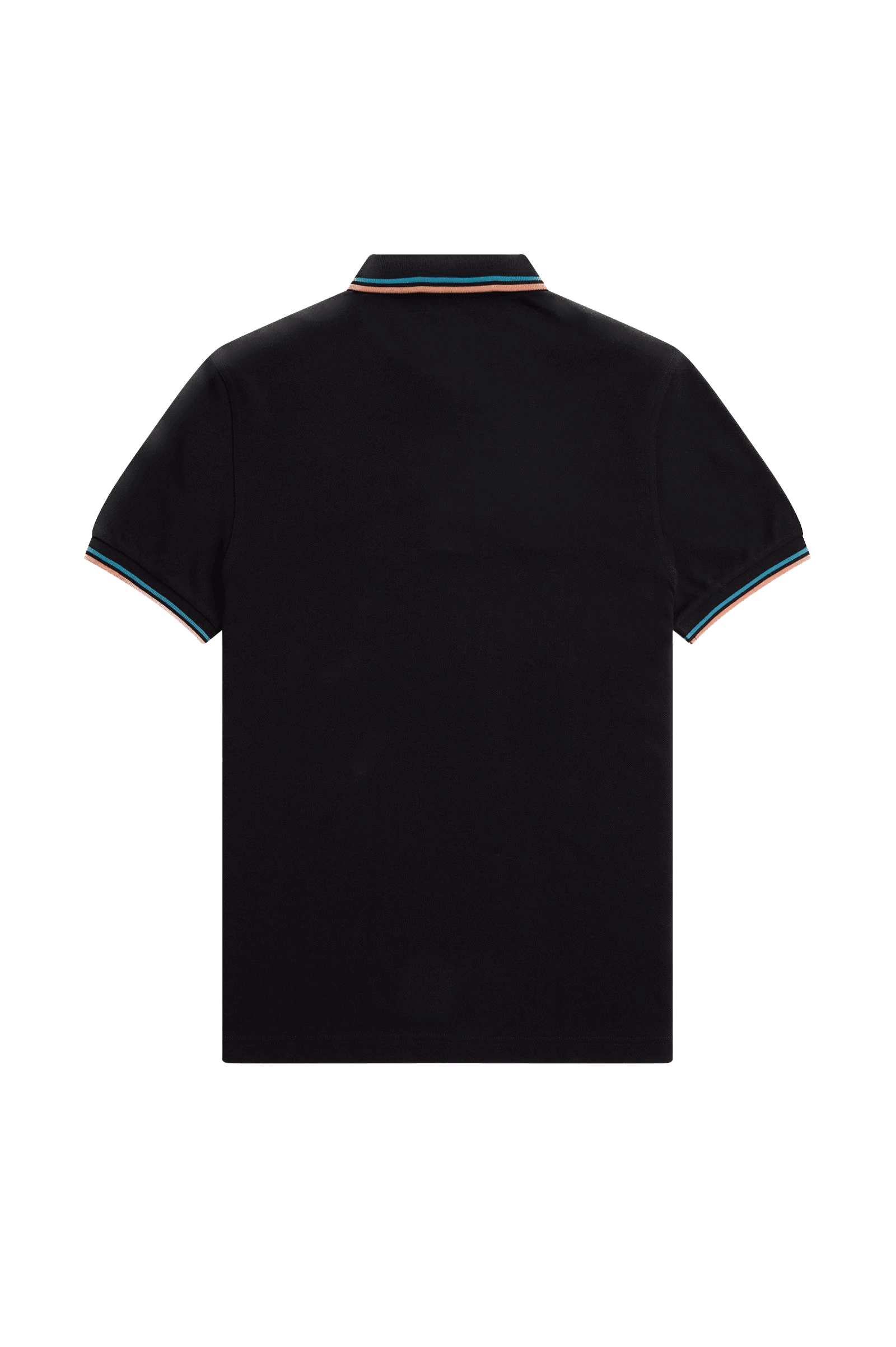 Polo Fred Perry M3600 Negro Azul cibernético Óxido claro - ECRU