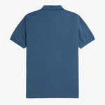 Polo Fred Perry M6000 Azul Medianoche Hielo Claro - ECRU