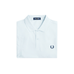 Polo Fred Perry M6000 Hielo Claro Azul Medianoche - ECRU