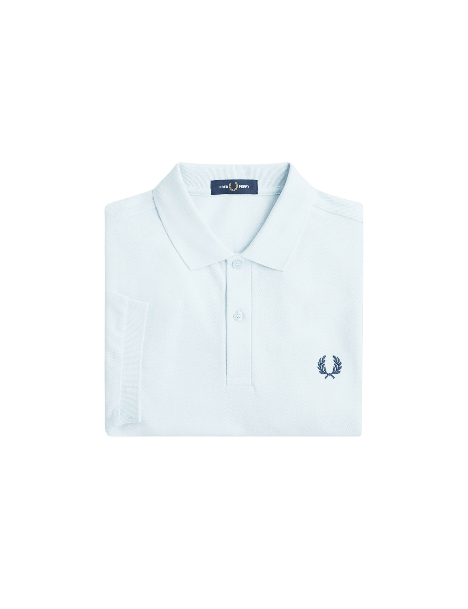 Polo Fred Perry M6000 Hielo Claro Azul Medianoche - ECRU