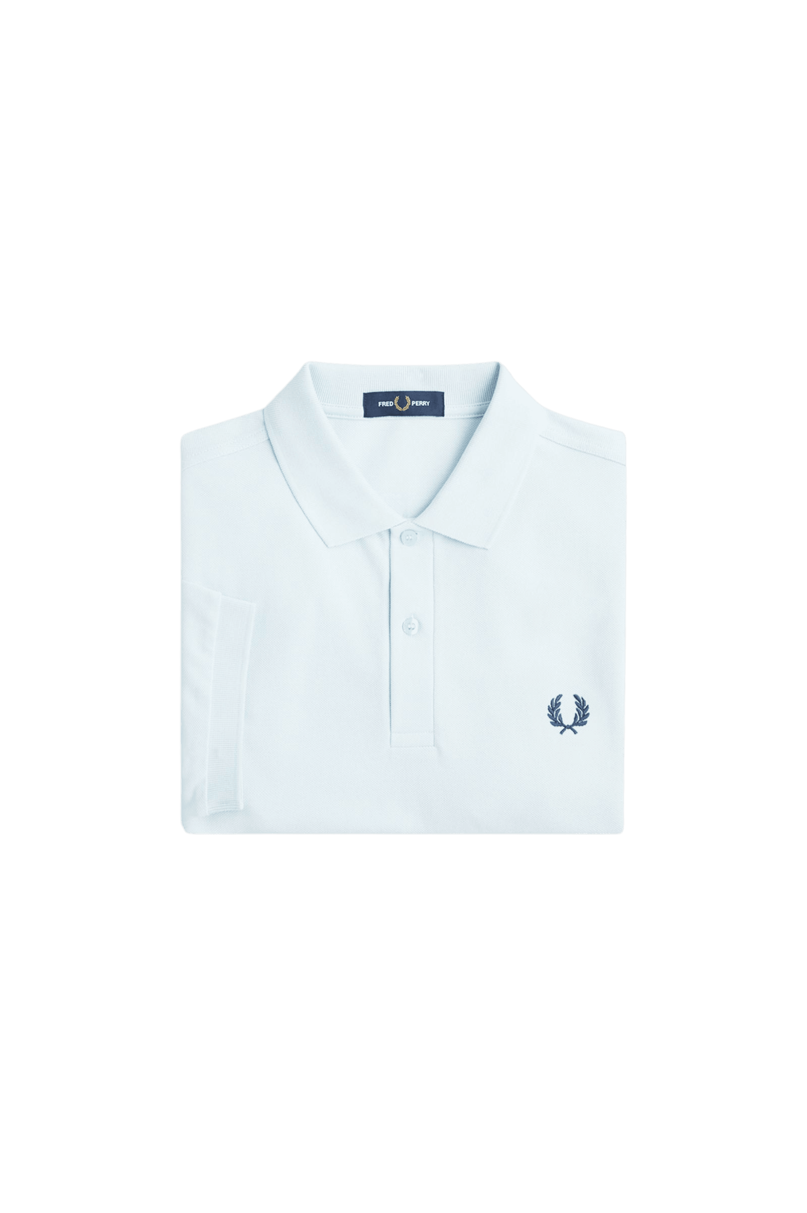 Polo Fred Perry M6000 Hielo Claro Azul Medianoche - ECRU