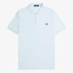 Polo Fred Perry M6000 Hielo Claro Azul Medianoche - ECRU