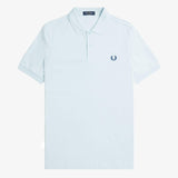 Polo Fred Perry M6000 Hielo Claro Azul Medianoche - ECRU