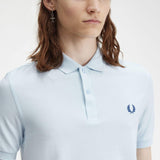 Polo Fred Perry M6000 Hielo Claro Azul Medianoche - ECRU