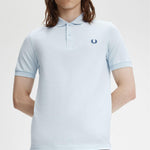 Polo Fred Perry M6000 Hielo Claro Azul Medianoche - ECRU