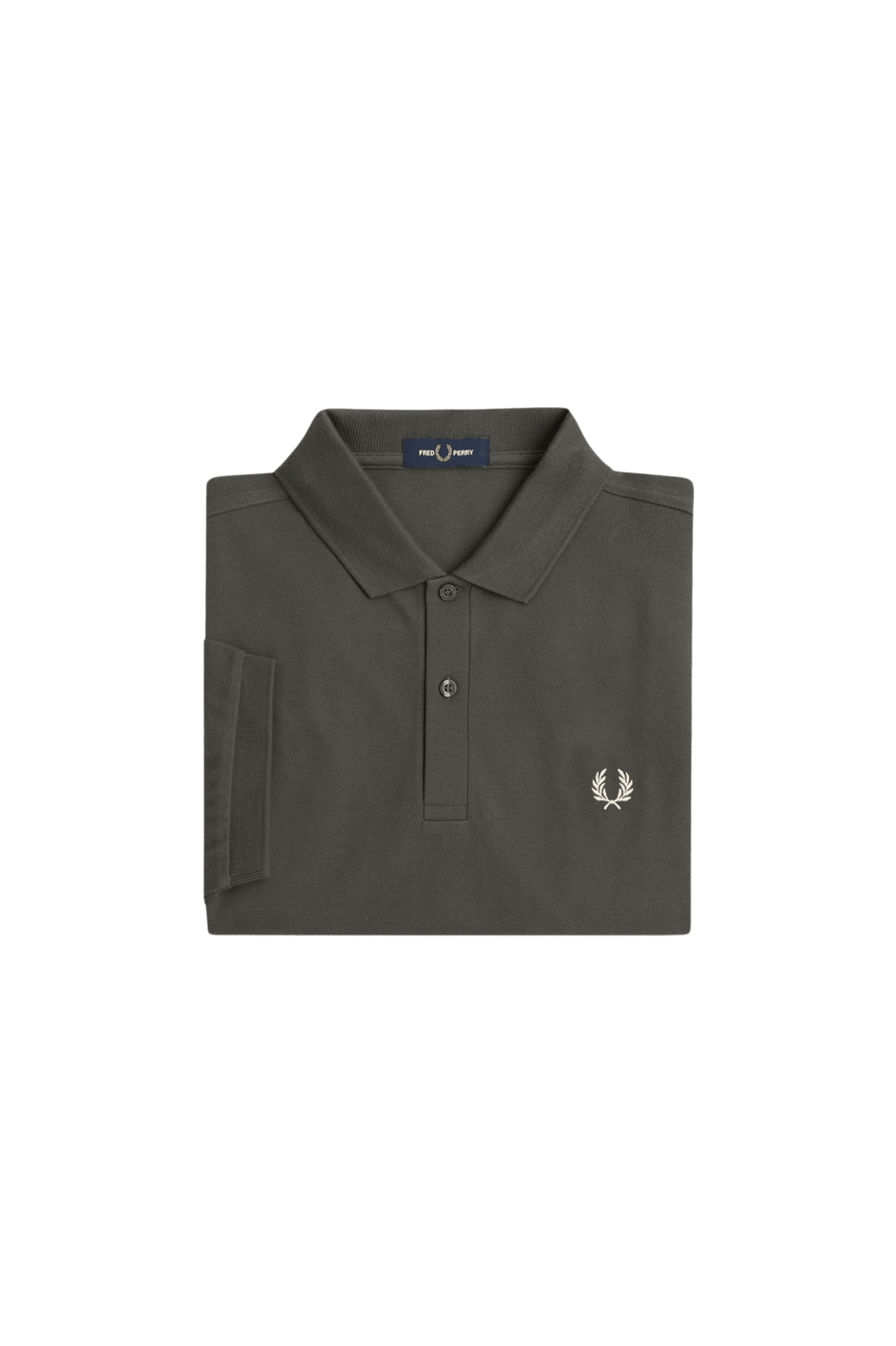 Polo Fred Perry M6000 Verde Campo Avena - ECRU